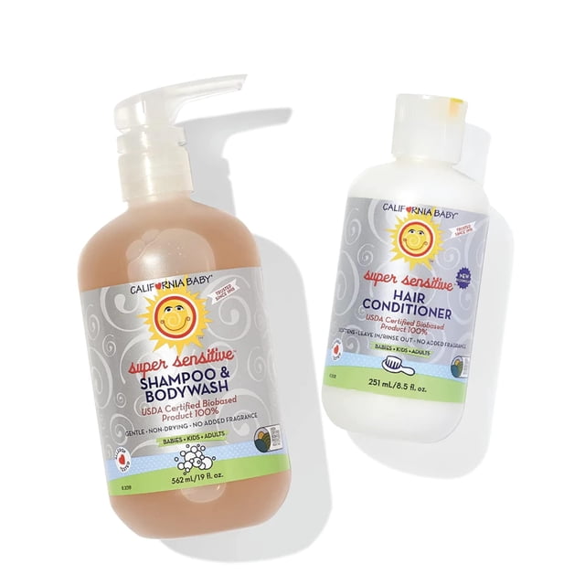 Champú, gel de baño y acondicionador para el cabello California Baby
