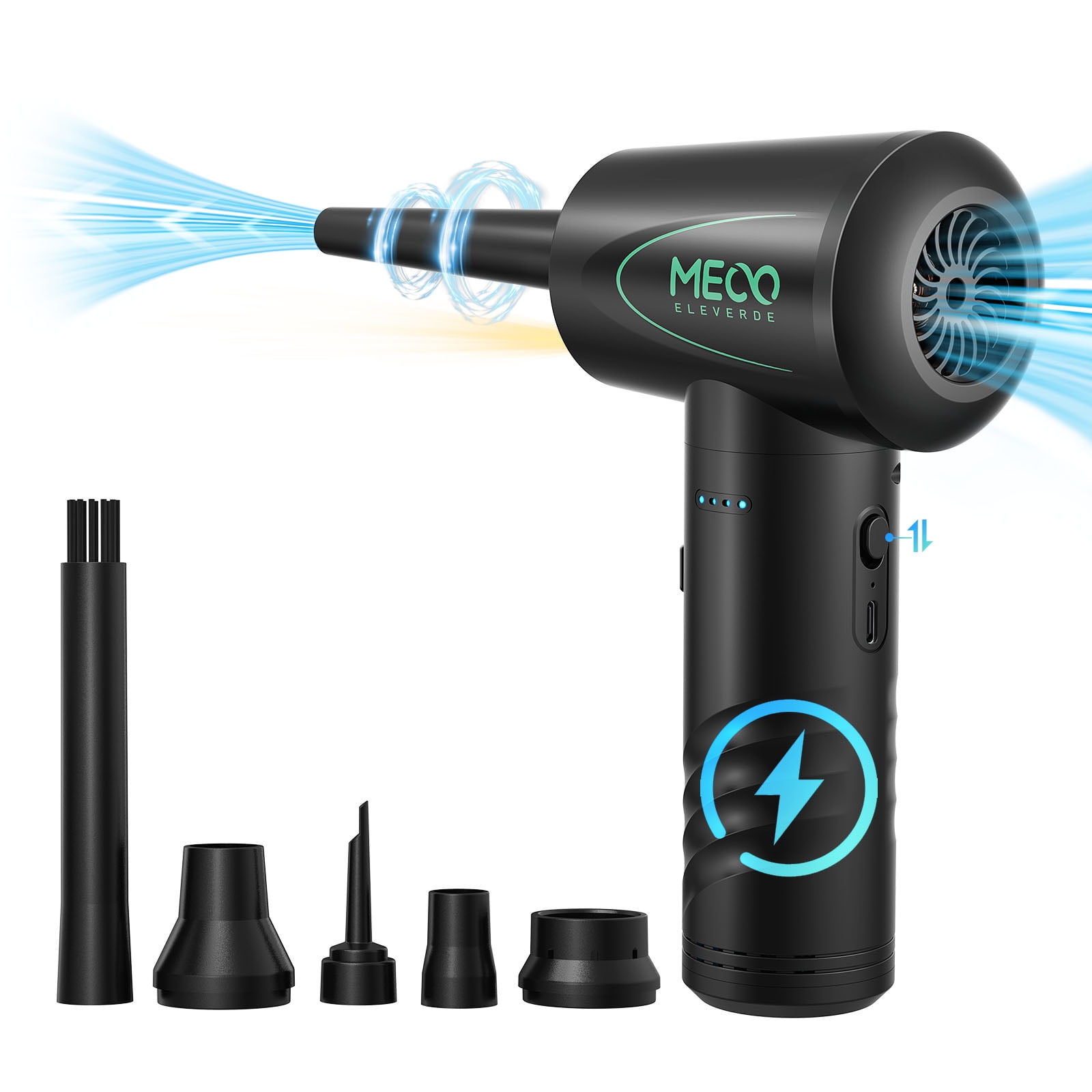 MECO Cordless Compressed Air Duster, 100000RPM Electric Duster Blower