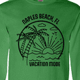 thumbnail image 4 of Inktastic Summer Vacation Mode Naples Beach Florida Long Sleeve T-Shirt, 4 of 5