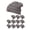 Light Melange Grey, variant on CC Slouch Thick Knit Beanie, Light Melange Grey ( 12 pack )