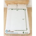 thumbnail image 5 of 1 Pack Waterproof Washable Incontinence Bed Pads, 31x47 Inch Reusable Bed Wetting Underpad, Heavy Duty Mattress Protection for Elderly Seniors, Kids, Pets, Ultra Absorbent Pee Pads, White, 5 of 5