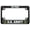 Black - Style 1, variant on [Officially Licensed Product] - Motorcycle Metal License Plate Frame with U.S. Army Retired Design - Black