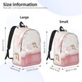 thumbnail image 3 of Yiaed Cute Bathtub Print Backpack, Premium Laptop Backpack, Travel Backpack for Women, Lightweight Backpacks, Comfortable Back Pack-Small, 3 of 5