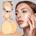 thumbnail image 1 of Water Drop Finger Powder Puff Face Concealer Wet And Dry Dual Purpose Suit 2 Mini Fingertips Without Powder Fff, 1 of 5