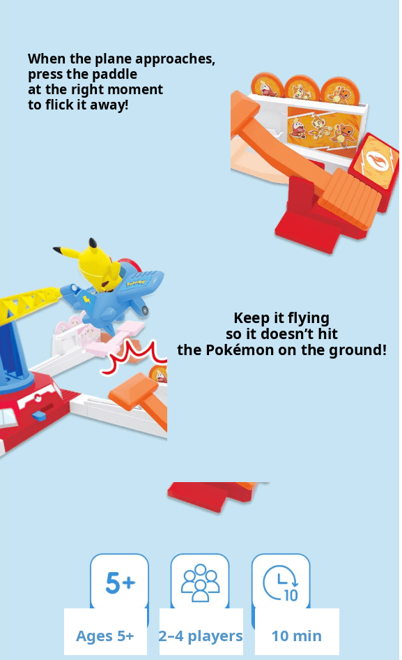 Looping Louie Pokémon Edition Board Game Fast-Paced Action for 2-4 Players