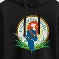 thumbnail image 3 of Disney Princess - Boldly Beautiful - Juniors Cropped Pullover Hoodie, 3 of 5