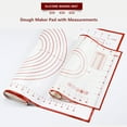 thumbnail image 2 of Yeacher Silicone Baking Mat Dough Maker Pad with Measurements Non-slip Non-stick Rolling Pastry Mat For Kitchen Birthday Wedding Party, 2 of 7