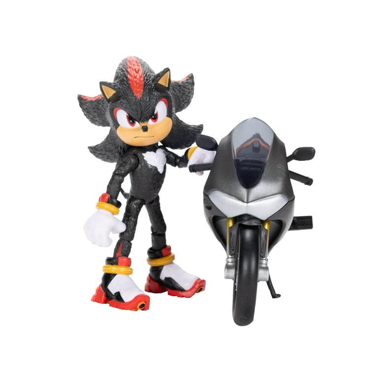 Sonic 3 Shadow Articulated 5 inch Action Figure with Motorcycle