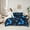 Blue, variant on Manfei Chic Butterfly Bed in a Bag Queen Size,Insect Animal Bed Set,Dreamy Blue Bedding Queen Size For Girl,Microfiber Room Decorative Reversible,7 Pieces