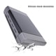 thumbnail image 4 of Caja de disco duro externo de 5,25 pulgadas USB 3.0/2.0 a HDD SATA (enchufe USB 2.0 del Reino Unido) Ehuebsd  Para estrenar, 4 of 9