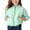 Green, variant on Girls Lightweight Zip Up Jacket Sun Protection Yellow Long Sleeve Bomber Style Side Pockets Adjustable Hem Kids Girl Spring Summer 2T-7,Size 2-3T