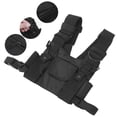 thumbnail image 4 of Bolsa frontal para el pecho para walkie-talkie, bolsa táctica para exteriores, bolsa de transporte, bolsa de almacenamiento, 4 of 12