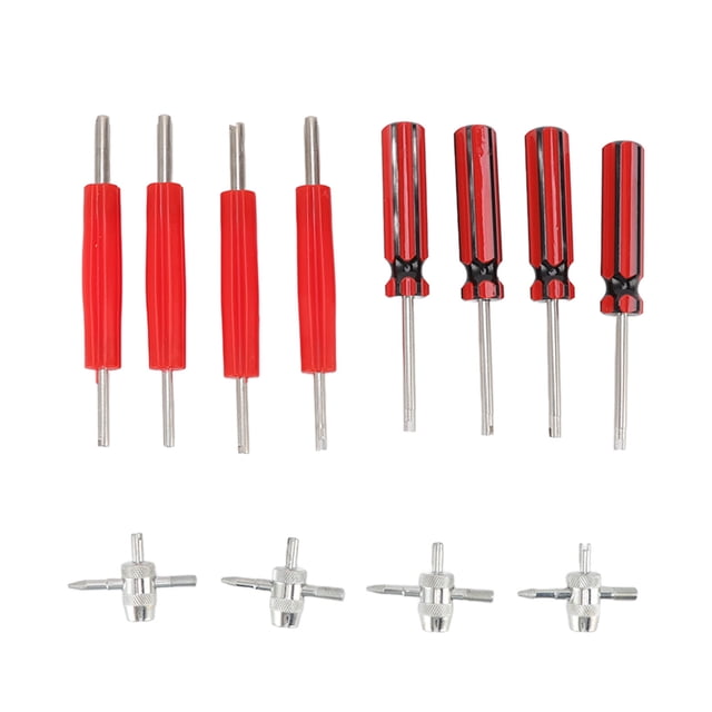 Tyre Valve Core Remover, 3 Style Single Double Head Tire Valve Stem Removal Tool For Truck Motorcycle ANGGREK Otros
