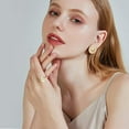 thumbnail image 4 of Handmade Flower Signet Ring18K Gold Ring Delicate Personalized Jewelry Gift for Women/Girls（Gold，9#）, 4 of 4