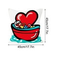 thumbnail image 2 of Xihbxyly Funda de Almohada de San Valentín, Decorativa con Forma de Corazón, Tela Suave y Duradera, Ideal para El Sofá Del Salón, Decoración Navideña Versátil, Fácil de Cuidar, Ideal para Regalar, Ta, 2 of 5