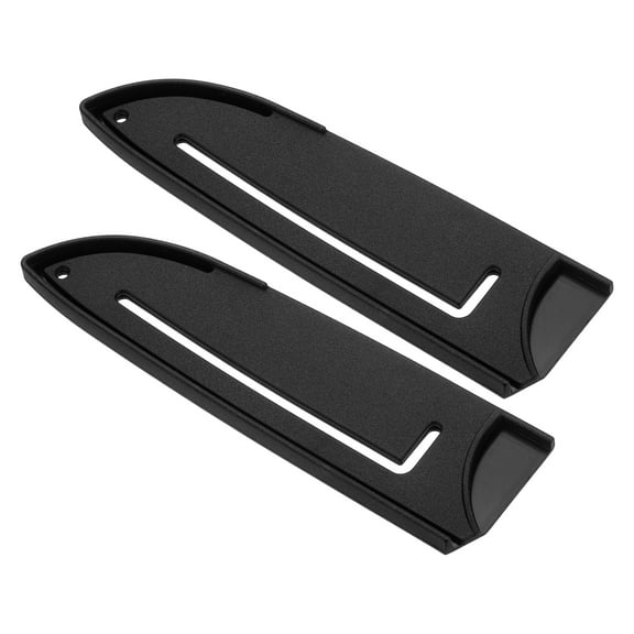 2 Pack PP Safety Knife Cover Sleeves, Blade Edge Guards Protector, Universal Knife Sheath for 5" Kitchen Knife, Black