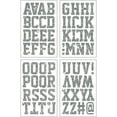 thumbnail image 3 of SEI 2-inch Varsity Glitter Iron-on Heat Transfer Letters, Silver, 3 of 4