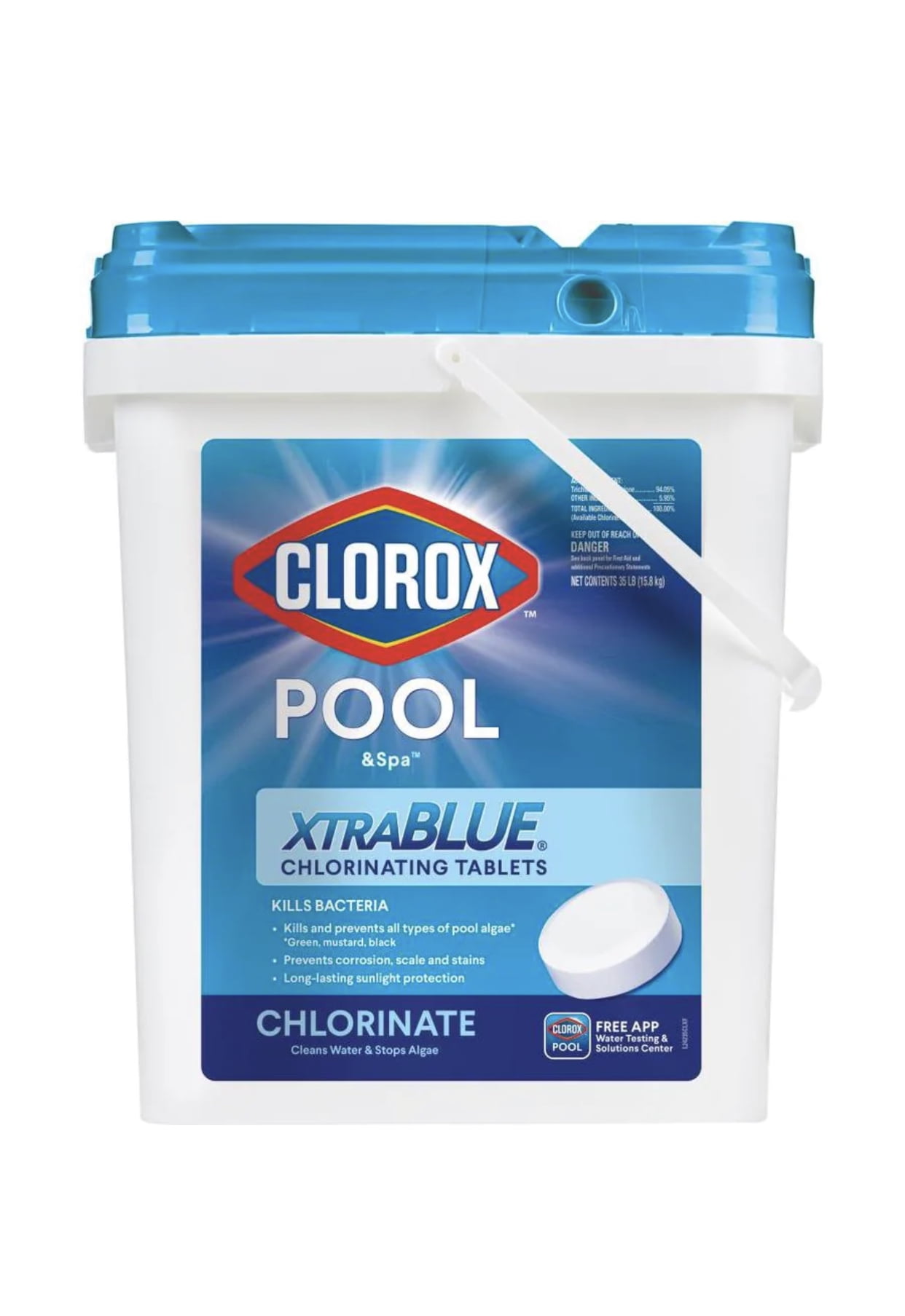 clorox in pool