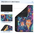thumbnail image 4 of Car Seat Strap & Belt Covers - Flannel Material, Velcro Design, All-Season Use, 2-Piece Set (S&M Sizes)，A Vibrant Cartoon, 4 of 8