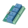 thumbnail image 4 of 4 Channel Relay Module, PCB USB Relay Expansion Board Plug And Play 10A 250VAC Send Serial Commands With Chip And Microcontroller For Computer, 4 of 8
