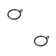 thumbnail image 4 of Inteprter Gancho para cortina de 10 piezas, anillo colgante para cortinas de ducha, colgador resistente para el hogar, dormitorio, sala de estar, Negro 2piezas, 4 of 6