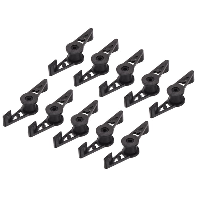Clips Ajustables para Doblado de Plantas Unique Bargains Plástico Negro para Jardín