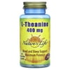 Nature's Life L-Theanine, 400 mg, 60 Vegetarian Capsules (200 mg per Capsule)