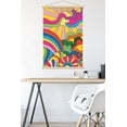thumbnail image 5 of Hey Happy - Psychedelic Landscape Wall Poster with Magnetic Frame, 22.375" x 34", 5 of 5