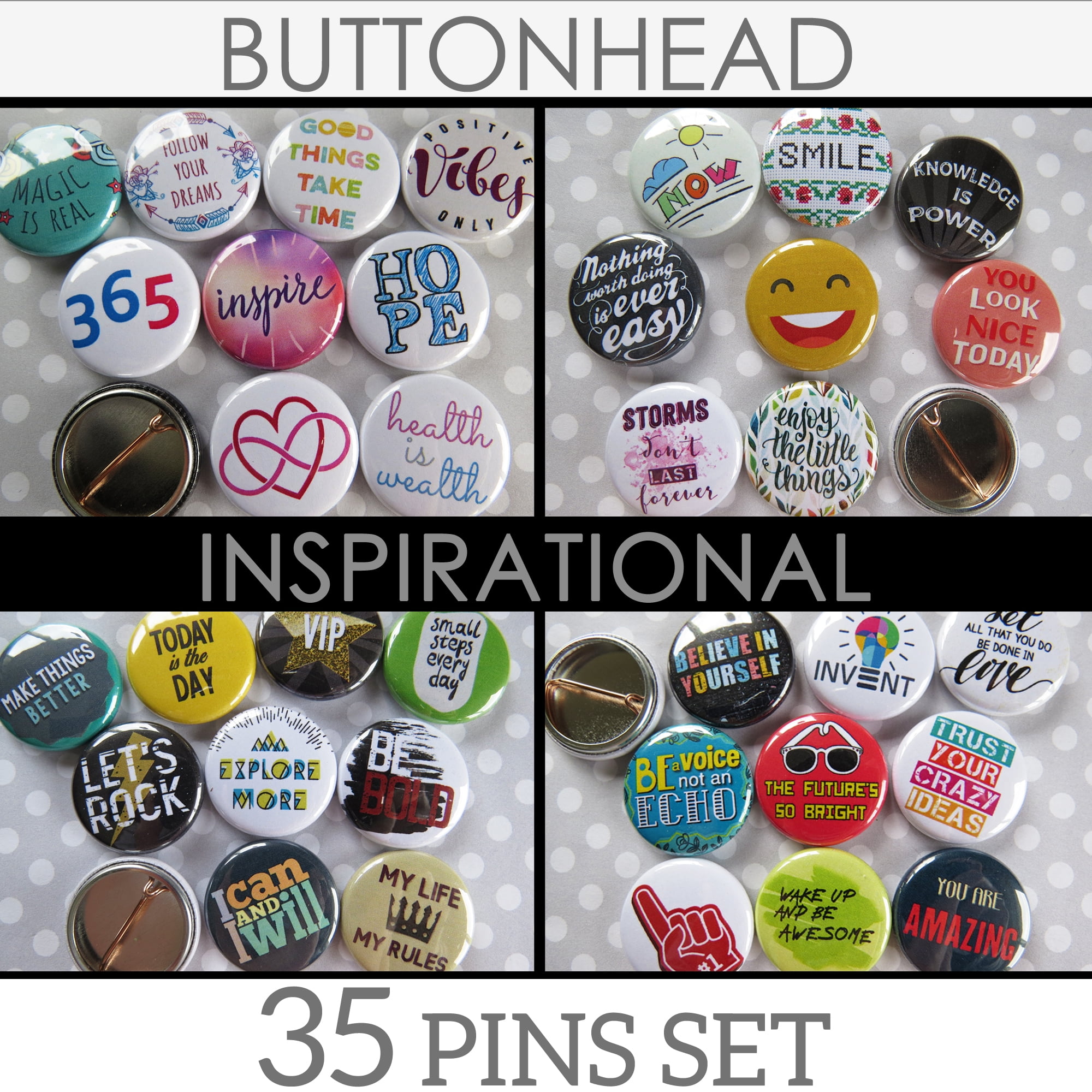 School Buttons Pins Set Backpack Pins Gift for Teachers Students Classroom Rewards, Size: Small