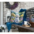 thumbnail image 4 of Maltipoo Spring Path Throw Pillow 18 in x 18 in, 4 of 5