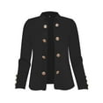 thumbnail image 6 of iHPH7 Womens Jackets Dressy Casual Going Out Jackets for Women Open Front Cardigan for Women's Fashion Fitted Cardigans for Women Womens Jackets Casual Button Up Cardigan Black L, 6 of 8