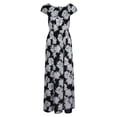 thumbnail image 2 of Vestido Elegante de Mujeres Transpirables Ropa de Playa Poliéster Suave Cómoda Elegante Sensación METRO Baoblaze  Vestido sin tirantes floral de la playa, 2 of 8
