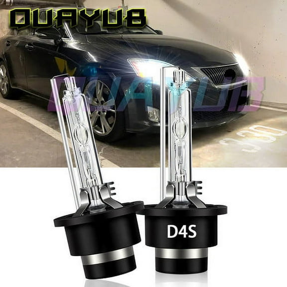 2x New D4S Xenon HID Headlight Bulbs 6000K Replace set For Lexus 2014-2015 F Sport Low Beam