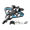 thumbnail image 1 of Avión de control remoto RC Glider de 6 canales, recargable por USB, impermeable, para exteriores, resistente a caídas, modelo de avión de RC azul, 1 of 8