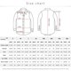 thumbnail image 5 of Camisa de manga larga con estampado de periódico, cuello vuelto, blusa frontal con botones, Tops informales para mujeres y hombres, 5 of 5