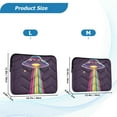 thumbnail image 4 of FORMRS 15"-15.6" Laptop Sleeve Protective Case Soft Carrying Quilted Computer Bag Cover, Colorful UFO, 4 of 7