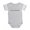 Heather Gray, variant on CafePress - S Dakota Rbw Txt - Cute Infant Baby Football Bodysuit