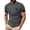Black, variant on Antinious Men Solid Round Neck Short Sleeve Breathable Loose Casual Tops