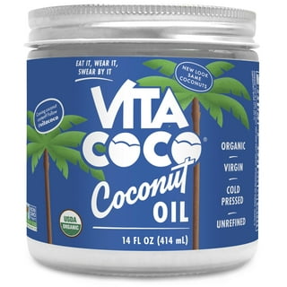 True Organic Aceite de coco virgen, 16 fl oz, calidad premium, certificado  USDA y Kosher, sin OMG, aceite de coco orgánico líquido, aceite de coco