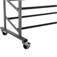 Mainstays 10Tier Rolling Shoe Rack, Silver Finish, up to 30 Pair of Shoes