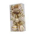 thumbnail image 1 of 15 Adornos Colgantes Navideños Para Manualidades Para Sala De Estar, Aniversario, Exterior, Dorado Oro, 1 of 8
