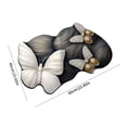thumbnail image 3 of 3D Visual Butterfly Flower Diatom Mud Floor Mats New, 3 of 8