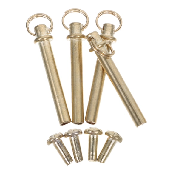 Shisuyan 4 Ensembles de Rivets pour Réparation d'Axe de Ventilateur Pliant, Kit de Remplacement d'Axe de Ventilateur à Main pour Ventilateurs Faits à la Main, Accessoires de Ventilateur en Papier Doré
