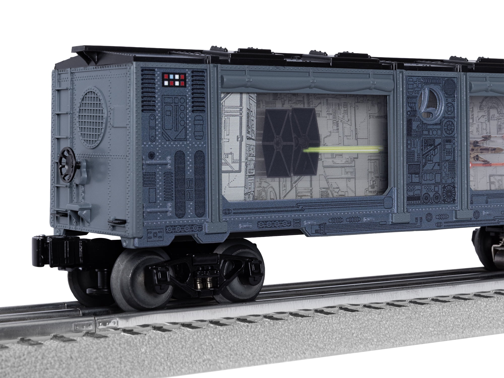 Lionel Disney Star Wars X-Wing Tie Fighter O Gauge Die-Cast Model Train Aquarium Car for Ages 14 and Up