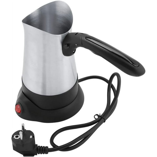 Jinsinto Garosa Electric Coffee Maker 800W 270ml Turkish Kettle Hot Coffee Milk Pitcher Food Grade Espresso Maker Machine for Home Tea Coffee Milk Making 20 240V EU Plug, Coffee Maker