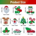 thumbnail image 2 of Parches navideños bordados termoadhesivos de 10 piezas de WILDREEDS, 2 of 6