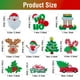thumbnail image 2 of Parches navideños bordados termoadhesivos de 10 piezas de WILDREEDS, 2 of 6