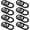 Eye, variant on 8 count Webcam Cover Slide, Thin Phone Camera Cover Laptop Camera Cover Slide Blocker Slider Lens Cover Protector Protect Fits Desktop PC Tablet Pad(Eye)
