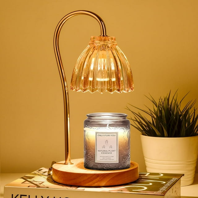 COCOBELA Candle Warmer Lamp, Dimmable Electric Candle Lamp Warmer with Timer, Candle Warmer for Jar Bedroom Home Decor, Wax Melt Warmer for Scented Wax, Gifts for Mom