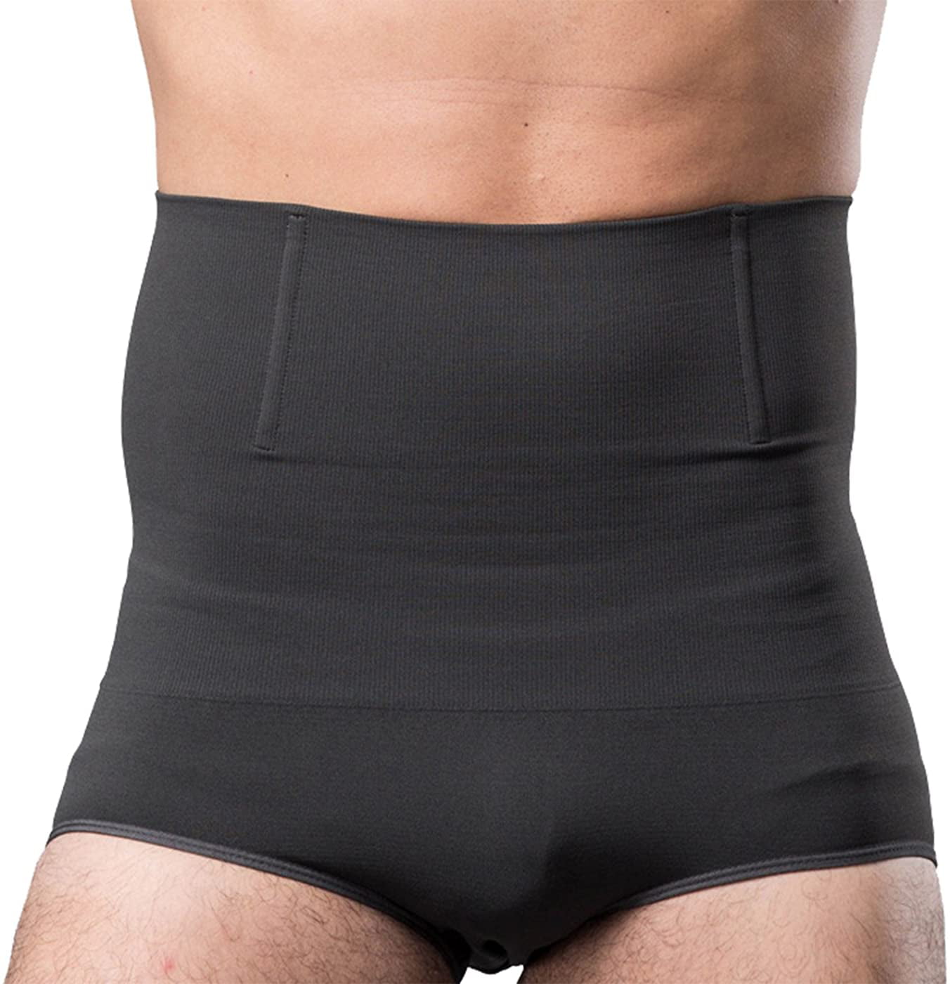 Men's Compression Waist Trainer Tummy Control High Waist Body Shaper Underwear 